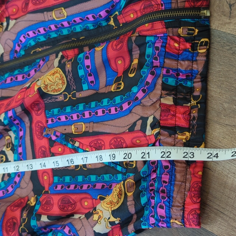 Vintage 100% Silk Activologyy zip up jacket - Picture 6 of 8